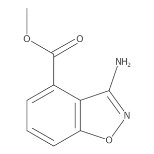 Methyl 3-Aminobenzisoxazole-4-carboxylate结构式