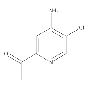 1-(4-Amino-5-chloropyridin-2-YL)ethanone Structure