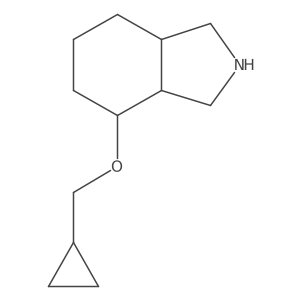 (3Ar,7As)-4-(Cyclopropylmethoxy)Octahydro-1H-Isoindole结构式