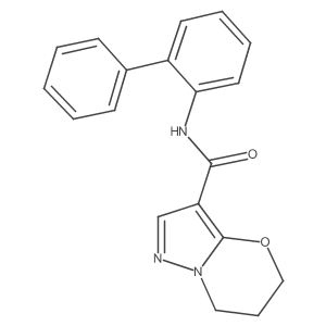 N-([1,1'-biphenyl]-2-yl)-6,7-dihydro-5H-pyrazolo[5,1-b][1,3]oxazine-3-carboxamide Structure