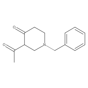 3-Acetyl-1-benzylpiperidin-4-one Structure