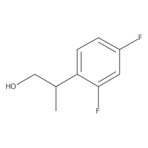2-(2,4-Difluorophenyl)propan-1-ol结构式