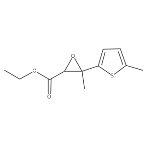 Ethyl 3-methyl-3-(5-methylthiophen-2-yl)oxirane-2-carboxylate Structure