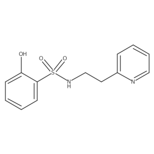 Benzenesulfonamide, 2-hydroxy-N-[2-(2-pyridinyl)ethyl]-结构式