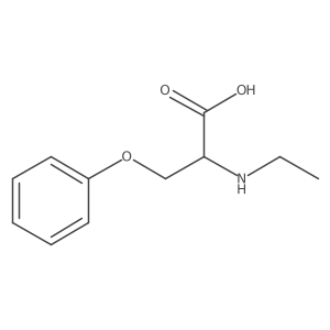 N-ethyl-O-phenyl-L-serine Structure