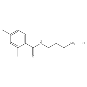 N-(3-Aminopropyl)-2,4-dimethylbenzamide hydrochloride Structure