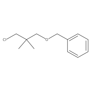 [(3-Chloro-2,2-dimethylpropoxy)methyl]benzene结构式