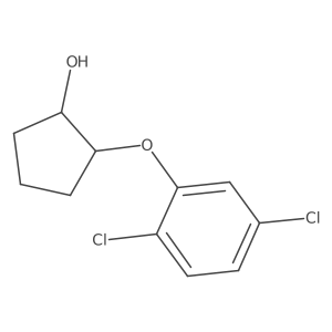 (1R,2R)-2-(2,5-dichlorophenoxy)cyclopentan-1-ol Structure