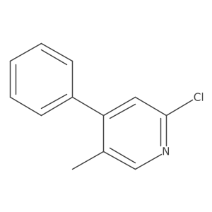 2-Chloro-5-methyl-4-phenylpyridine结构式