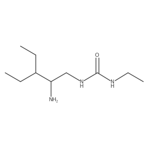 3-(2-Amino-3-ethylpentyl)-1-ethylurea Structure