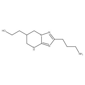 2-[2-(3-aminopropyl)-4H,5H,6H,7H-[1,2,4]triazolo[1,5-a]pyrimidin-6-yl]ethan-1-ol Structure