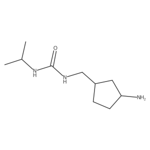 1-[(3-Aminocyclopentyl)methyl]-3-(propan-2-yl)urea Structure