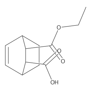 (1R,2S,3S,4S)-3-(Ethoxycarbonyl)bicyclo[2.2.2]oct-5-ene-2-carboxylic acid Structure