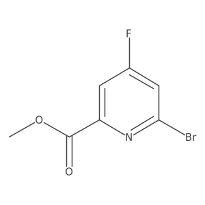 Methyl 6-bromo-4-fluoropicolinate Structure