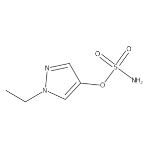 1-Ethyl-1h-pyrazol-4-yl sulfamate Structure