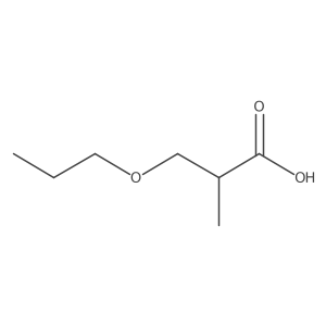 2-Methyl-3-propoxypropanoic acid结构式