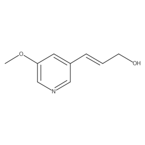 3-(5-Methoxypyridin-3-yl)prop-2-en-1-ol Structure