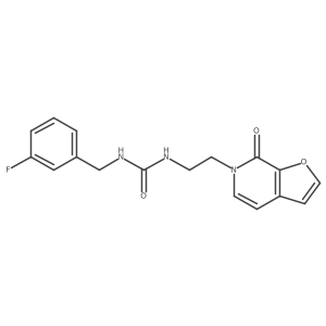 1-(3-fluorobenzyl)-3-(2-(7-oxofuro[2,3-c]pyridin-6(7H)-yl)ethyl)urea Structure