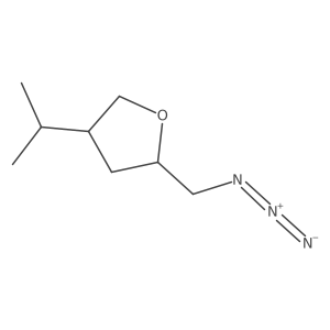 2-(Azidomethyl)-4-(propan-2-yl)oxolane Structure
