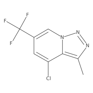 4-Chloro-3-methyl-6-(trifluoromethyl)-[1,2,3]triazolo[1,5-a]pyridine Structure