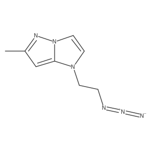 1-(2-azidoethyl)-6-methyl-1H-imidazo[1,2-b]pyrazole Structure