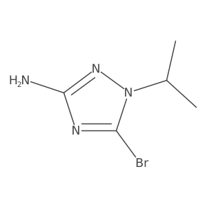 5-bromo-1-(propan-2-yl)-1H-1,2,4-triazol-3-amine结构式