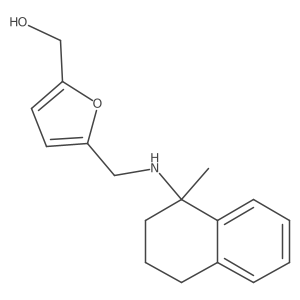 [5-[[(1-Methyl-3,4-dihydro-2H-naphthalen-1-yl)amino]methyl]furan-2-yl]methanol Structure