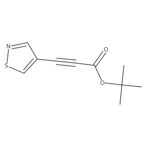 Tert-butyl 3-(1,2-thiazol-4-yl)prop-2-ynoate结构式