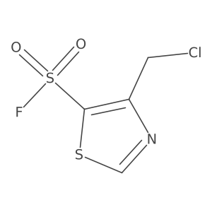 4-(Chloromethyl)-1,3-thiazole-5-sulfonyl fluoride Structure