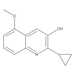 2-Cyclopropyl-5-methoxyquinolin-3-ol Structure