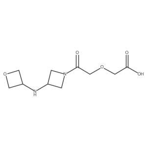 2-(2-{3-[(Oxetan-3-yl)amino]azetidin-1-yl}-2-oxoethoxy)acetic acid Structure