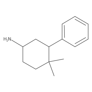 4,4-Dimethyl-3-phenylcyclohexan-1-amine结构式