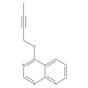 4-(But-2-yn-1-yloxy)pyrido[2,3-d]pyrimidine Structure