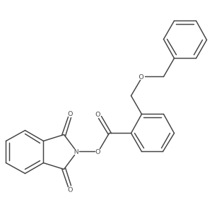 1,3-dioxo-2,3-dihydro-1H-isoindol-2-yl 2-[(benzyloxy)methyl]benzoate结构式