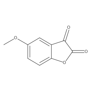 5-Methoxybenzofuran-2,3-dione结构式