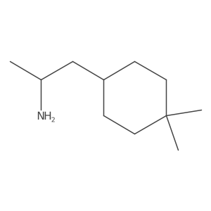 (2S)-1-(4,4-dimethylcyclohexyl)propan-2-amine Structure