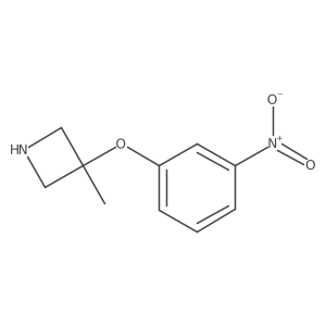 3-Methyl-3-(3-nitrophenoxy)azetidine结构式