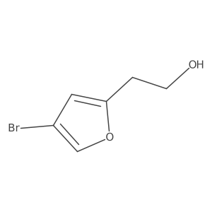 2-(4-Bromofuran-2-yl)ethan-1-ol结构式