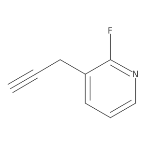 2-Fluoro-3-(prop-2-yn-1-yl)pyridine Structure