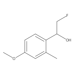 2-Fluoro-1-(4-methoxy-2-methylphenyl)ethan-1-ol结构式