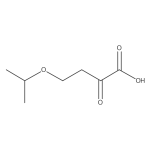 2-Oxo-4-(propan-2-yloxy)butanoic acid结构式
