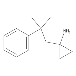 1-(2-Methyl-2-phenylpropyl)cyclopropan-1-amine Structure