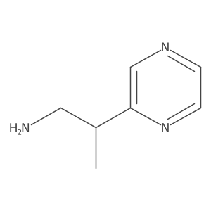 (2S)-2-Pyrazin-2-ylpropan-1-amine结构式