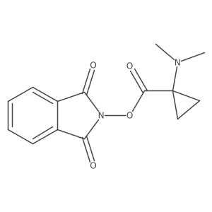 1,3-dioxo-2,3-dihydro-1H-isoindol-2-yl 1-(dimethylamino)cyclopropane-1-carboxylate Structure