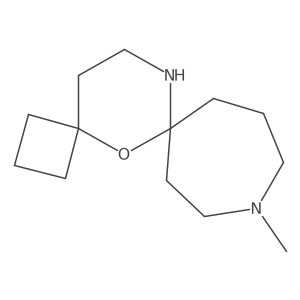 9-Methyl-5-oxa-9,13-diazadispiro[3.1.6^{6}.3^{4}]pentadecane Structure