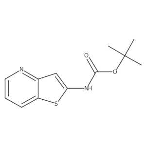 Tert-butyl N-thieno[3,2-b]pyridin-2-ylcarbamate Structure