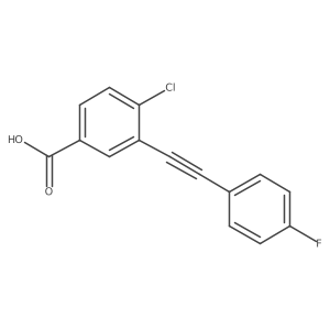 4-Chloro-3-(4-fluoro-phenylethynyl)-benzoic acid Structure