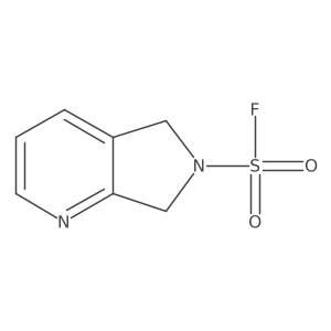 5H,6H,7H-pyrrolo[3,4-b]pyridine-6-sulfonyl fluoride结构式