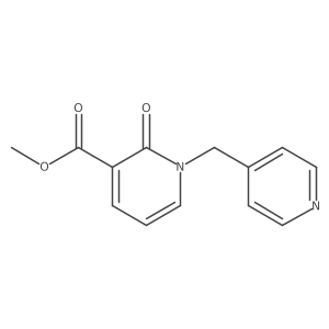 Methyl 2-oxo-1-[(pyridin-4-yl)methyl]-1,2-dihydropyridine-3-carboxylate Structure