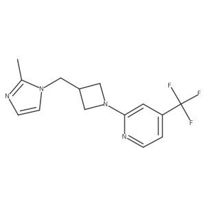 2-{3-[(2-methyl-1H-imidazol-1-yl)methyl]azetidin-1-yl}-4-(trifluoromethyl)pyridine Structure